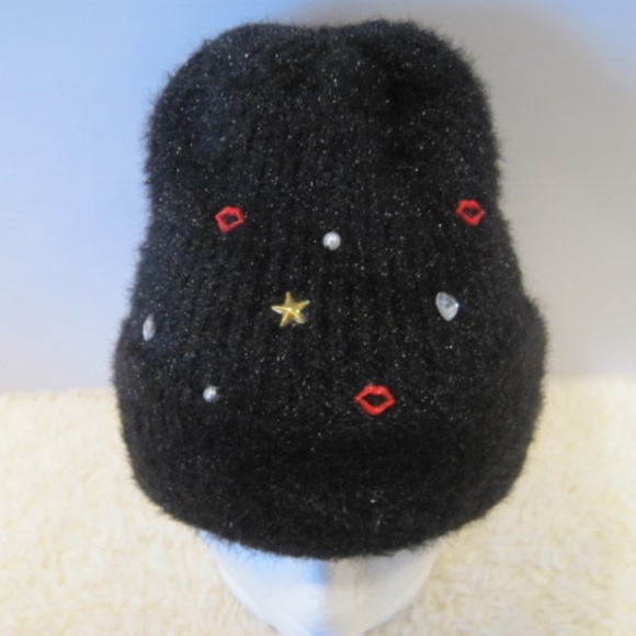 Betsey Johnson Embellished Beanie - Picture 2 of 5